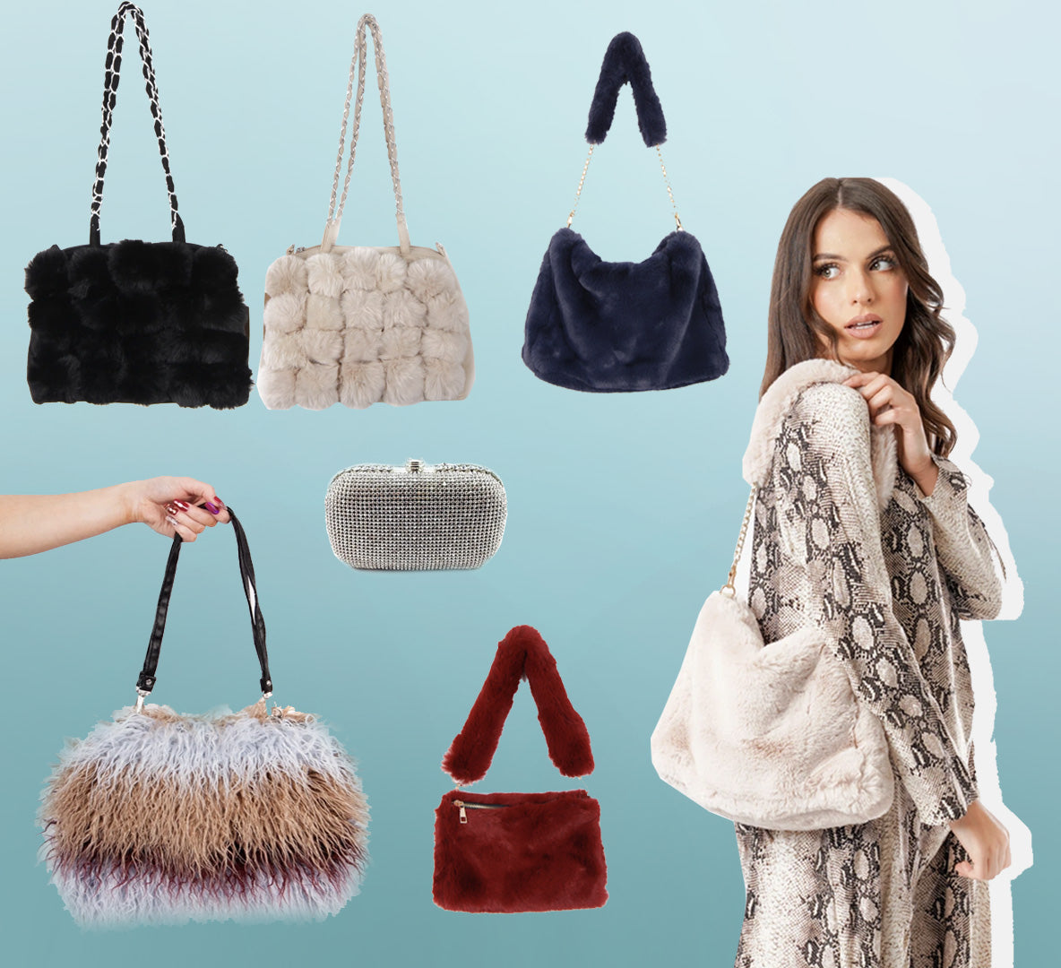 Fur bags online top