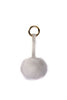 Cute MINI Fluffy Soft Rabbit Fur Pom Pom Keyring Keychain