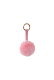 Cute MINI Fluffy Soft Rabbit Fur Pom Pom Keyring Keychain
