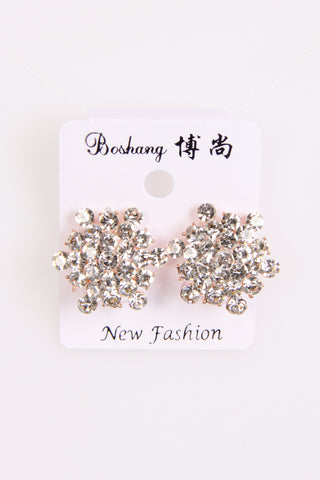 rose gold Diamante earrings