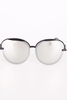 Round Sunglasses with Flower Detail