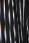Black & White Stripes wide leg high waisted trousers
