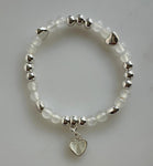 Beaded Bracelet With Heart Element