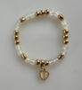 Beaded Bracelet With Heart Element