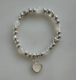 Beaded Bracelet With Heart Element
