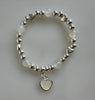 Beaded Bracelet With Heart Element