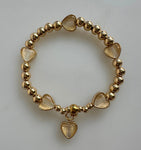 Beaded Bracelet With Heart Element