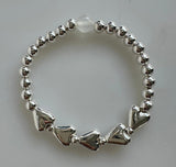 Beaded Bracelet With Heart Element