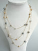 Plain Triple Chain Faux Pearl Necklace
