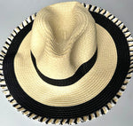 Paper Sun Hats With Tassel Brim