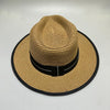 Paper Summer Sun Hat With Fabric Ring And Letter M
