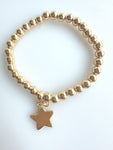 Beaded Bracelet With Dangling Star No. 57