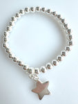 Beaded Bracelet With Dangling Star No. 57