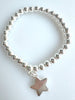 Beaded Bracelet With Dangling Star No. 57