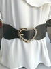 Heart Buckle Pu Summer Chunky Belt