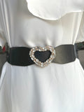 Diamante Buckle Pu Summer Chunky Belt
