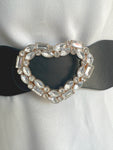 Diamante Buckle Pu Summer Chunky Belt