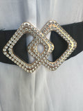 Diamante Buckle Pu Summer Chunky Belt