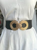 Different Shapes Of Golden Buckle Pu Summer Chunky Belt