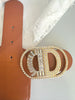 Diamante Buckle Pu Summer Chunky Belt
