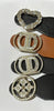Diamante Buckle Pu Summer Chunky Belt
