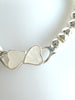 Beaded Bracelet With Shell Like Heart Shape Element No. 25