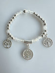 Beaded Bracelet With Dangling Tree Of Live No. 39