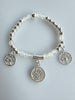 Beaded Bracelet With Dangling Tree Of Live No. 39
