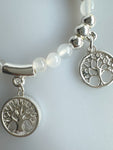 Beaded Bracelet With Dangling Tree Of Live No. 39