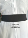 Double Ring Buckle Pu Summer Chunky Belt