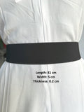 Double Ring Buckle Pu Summer Chunky Belt