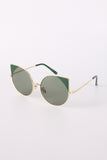 Cat Eye Sunglasses with Edge colors