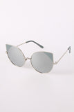 Cat Eye Sunglasses with Edge colors