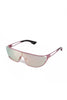 Visor Sunglasses with Metal Frame