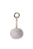 Cute MINI Fluffy Soft Rabbit Fur Pom Pom Keyring Keychain
