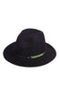 Felt Fedora Hat With Chain