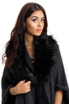 Faux Raccoon Fur Collar Scarf