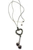 Triple Heart Long Necklace