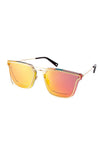 Metal Square Colored Lense Sunglasses