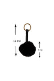 Cute MINI Fluffy Soft Rabbit Fur Pom Pom Keyring Keychain