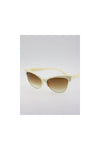 Textured Faux Leather Arm Tinted Lense Sunglasses 3