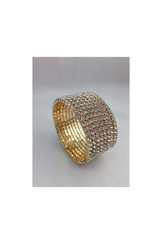 Diamante 7 row Wrap Around Bracelet 1