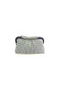 Swarovski Crystal Studded Leather Strap Detail Clutch Bag 1