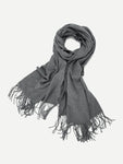 High Quality Plain Soft Wool Cashmere Scarf/Shawl