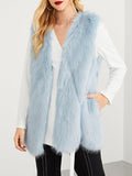 Thick Fluffy Faux Fur Gilet