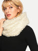 Soft Teddy Wooly Snood Scarf