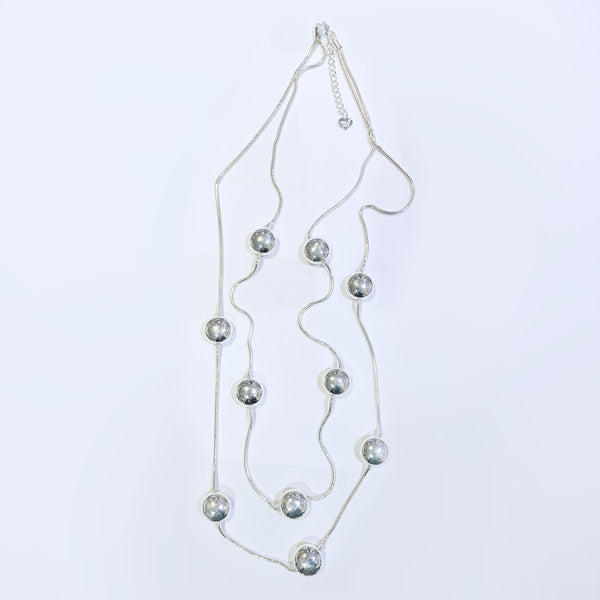 DISC BEAD LAGEN LOOK NECKLACE