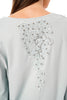 Long Sleeve Tunic Top with Floral Embroidery
