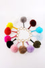 Cute MINI Fluffy Soft Rabbit Fur Pom Pom Keyring Keychain