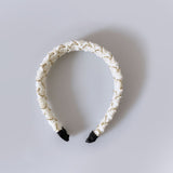 EMBELLISHED PEARL GOLD TRIM DETAIL HAIRBAND